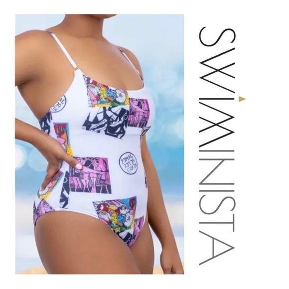 🌺 Swiminista X James Peter Henry 1pc Swimsuit - Picture 1 of 1
